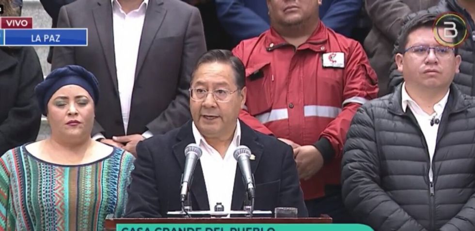 Luis Arce habló sobre la falta de combustible en el país (Video)
