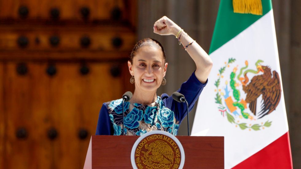 Sheinbaum exhibe calma ante eventual recesión mundial