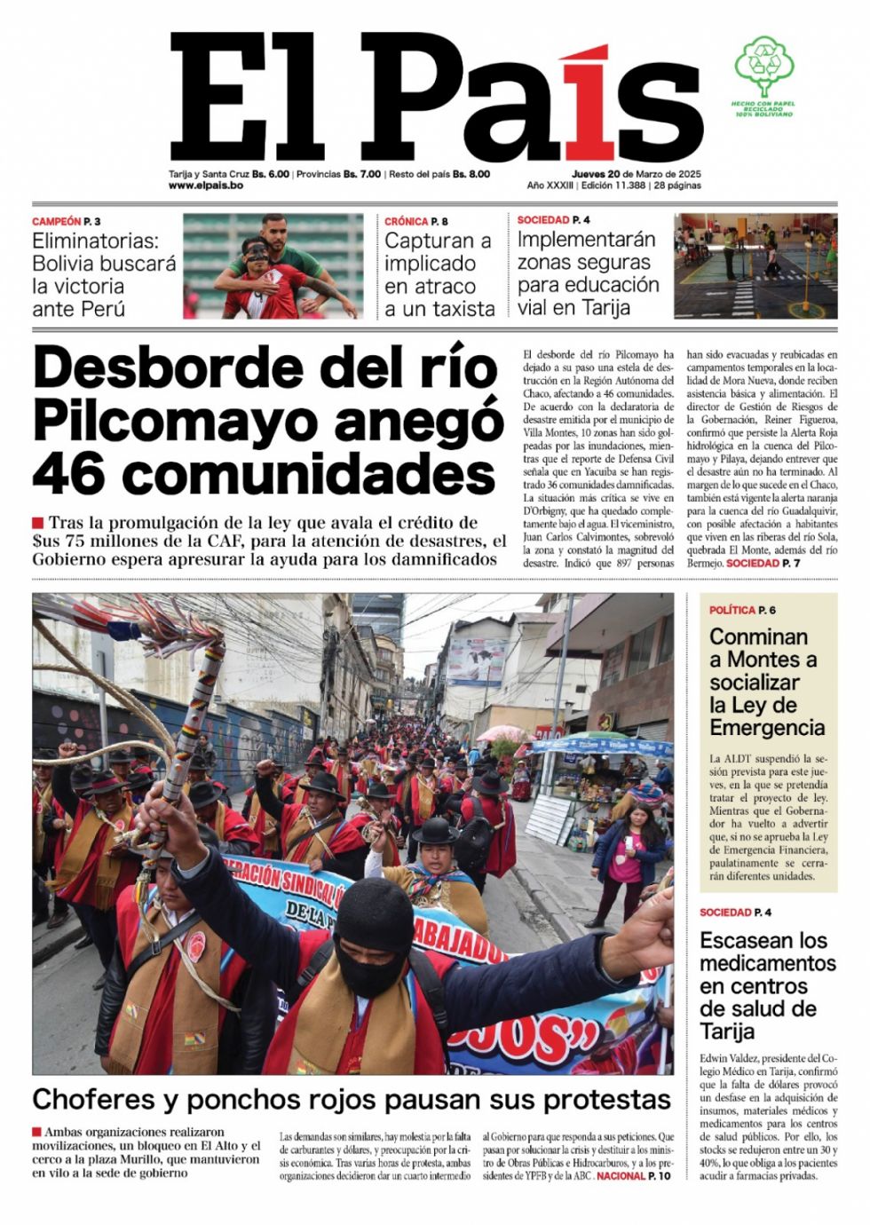 Los dólares del cuello, la emergencia autonómica, la Verde en Perú... Lee las imprescindibles