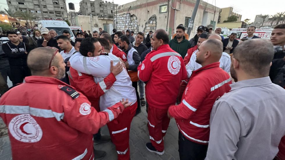 La Cruz Roja condena asesinato de paramédicos en Gaza