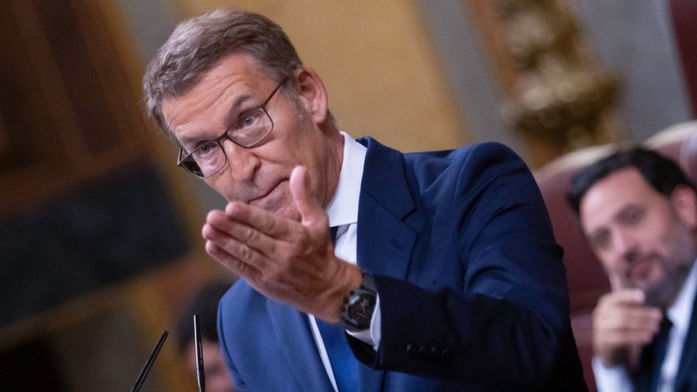 Feijóo critica el plan de rearme de Sánchez