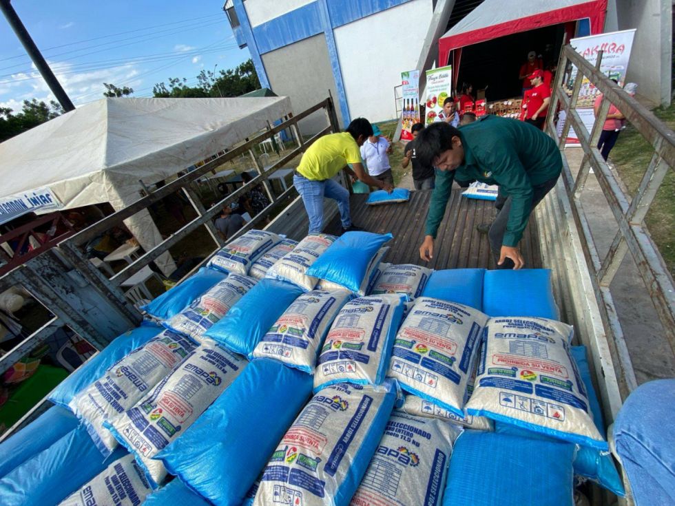 Emapa acopia mayor cantidad de arroz