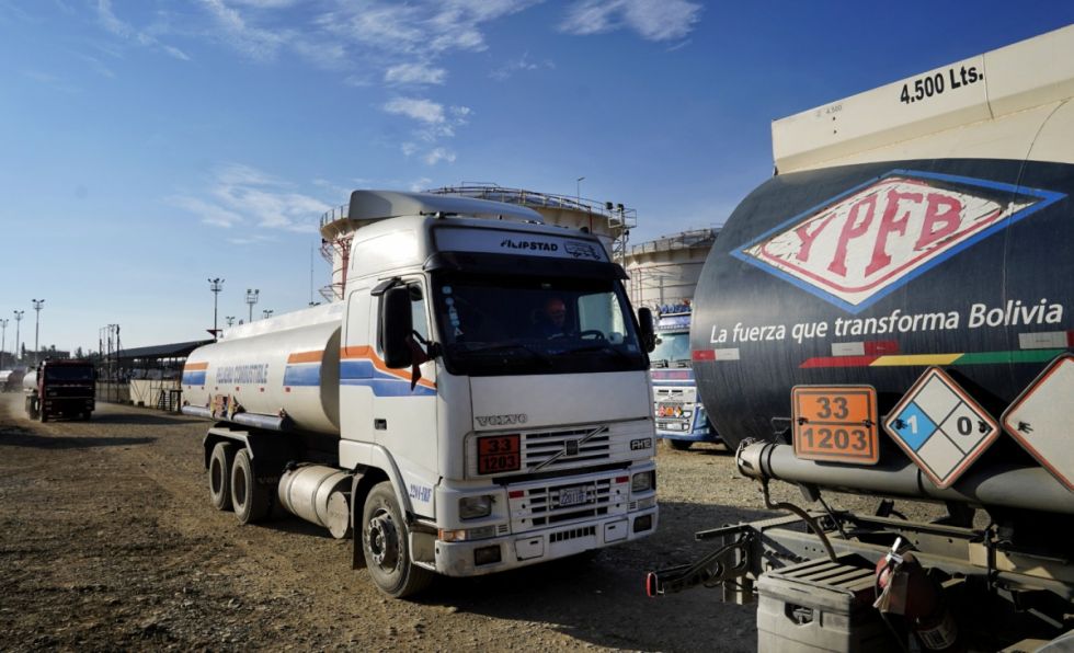 YPFB incrementó despachos de combustibles en abril