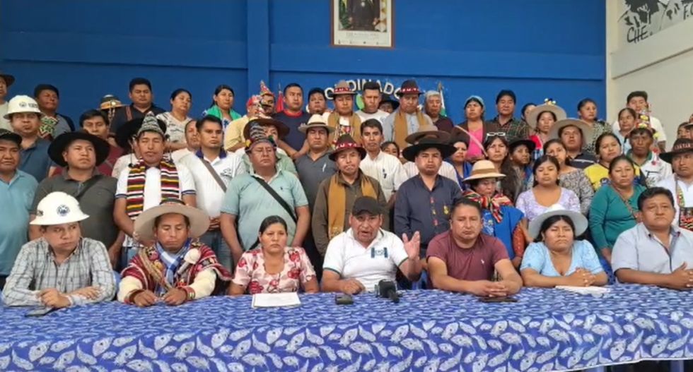 “Por las buenas o a las malas” Evo será candidato, advierten desde Lauca Ñ 