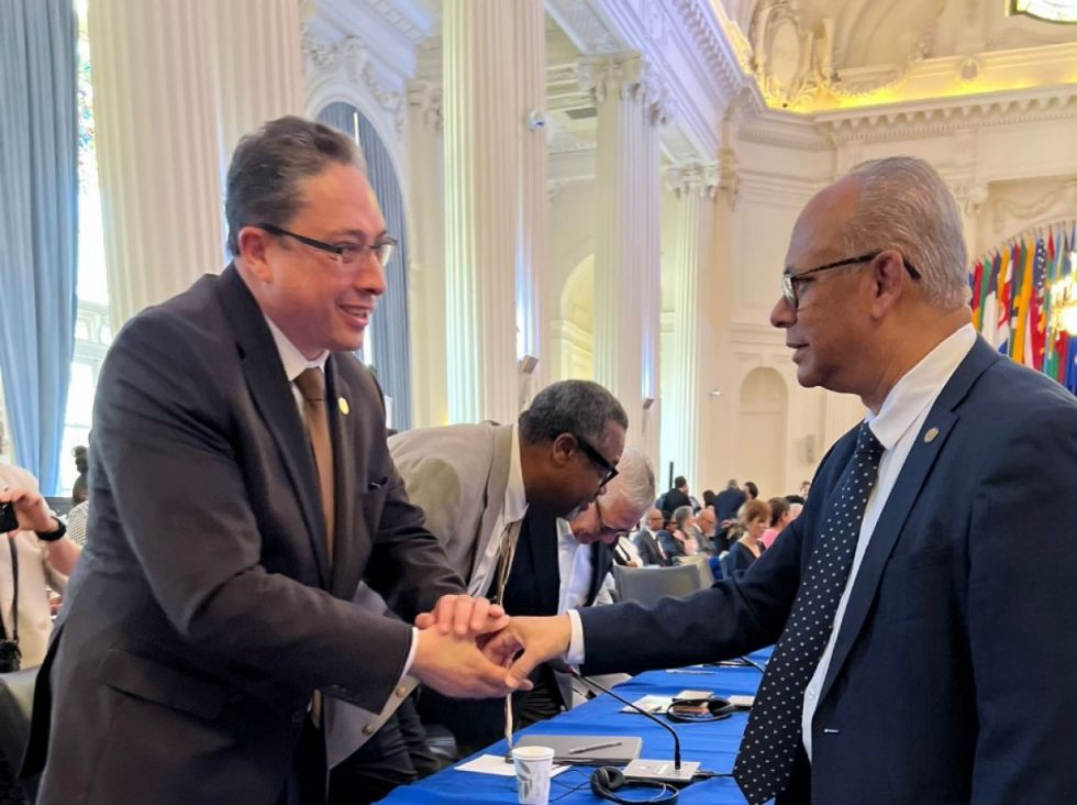 Arce Zaconeta gana peso en la nueva estructura progresista de la OEA que dirige Ramdin