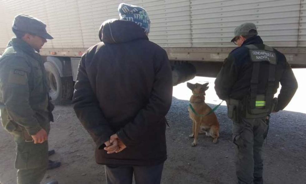 Argentina: Interceptan a camión boliviano que llevaba 40 kilos de droga oculta en tanques de agua