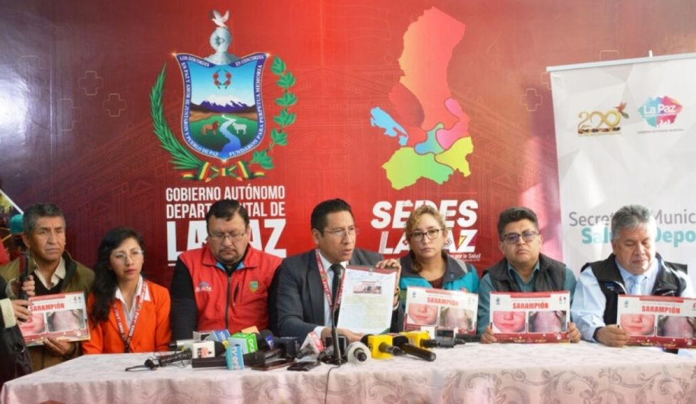 La Paz: Alerta sanitaria por sarampión