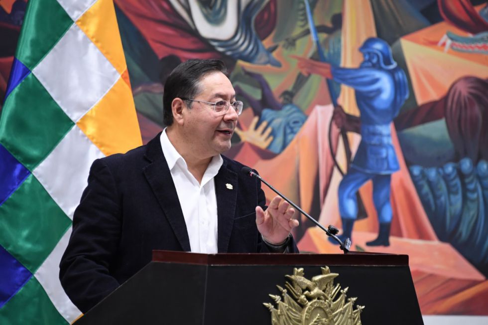 Arce: la derecha ofrece volver al neoliberalismo