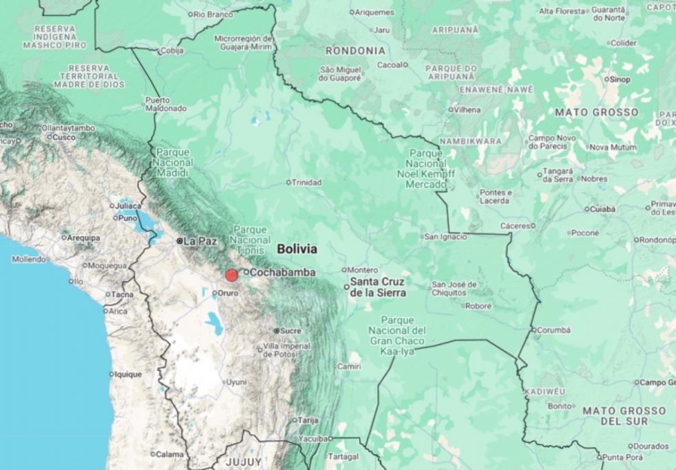 Reportan sismos de magnitud 3.6 y 3.0 en Tapacarí