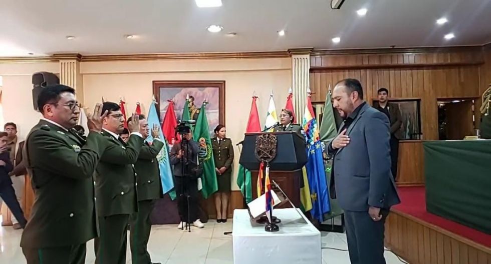 El coronel Bismarck Molina es el nuevo comandante departamental de la Policía en Tarija