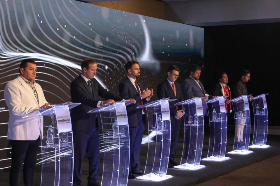 Las propuestas de los candidatos en el debate presidencial del TSE