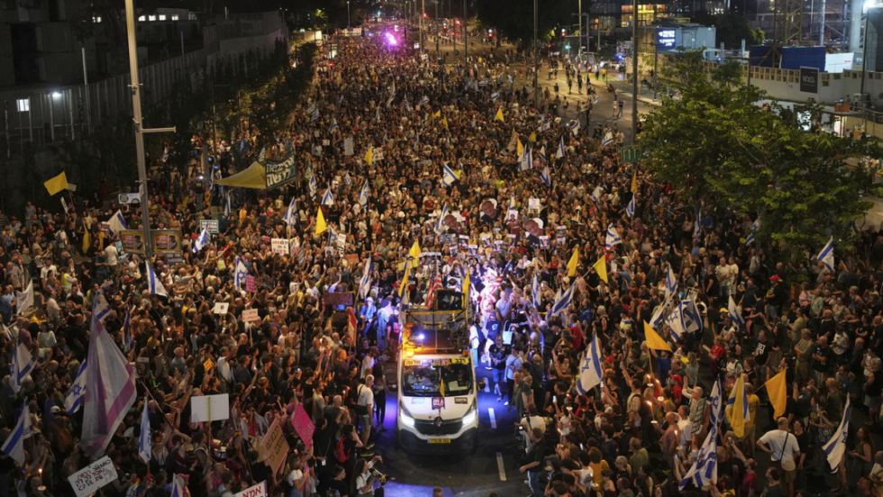 Más de 100.000 personas protestan en Israel