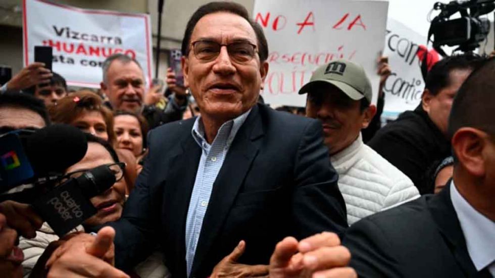 Vizcarra fue encarcelado por orden judicial