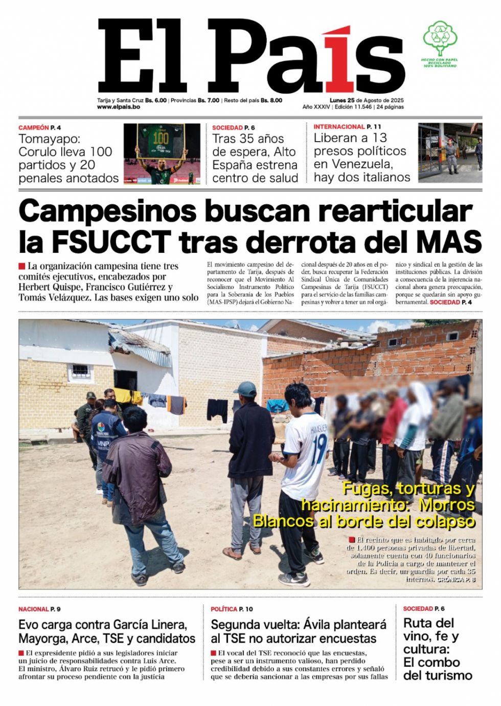 El negociazo, la Fsucct, las cárceles, el tiempo... lee las imprescindibles