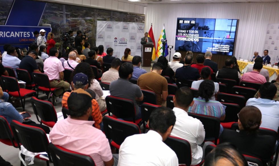 INE socializa datos finales del Censo en Santa Cruz