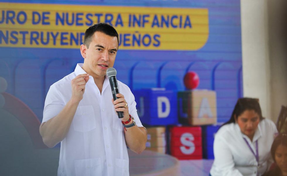 Daniel Noboa defiende la consulta popular