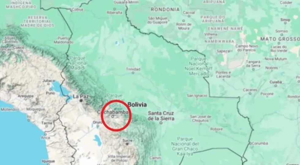 Cochabamba: Reportan sismo de magnitud 4.6 en la provincia Esteban Arze