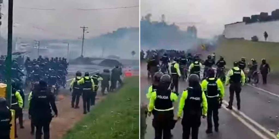 Ecuador: Reprimen protesta contra alza del diésel