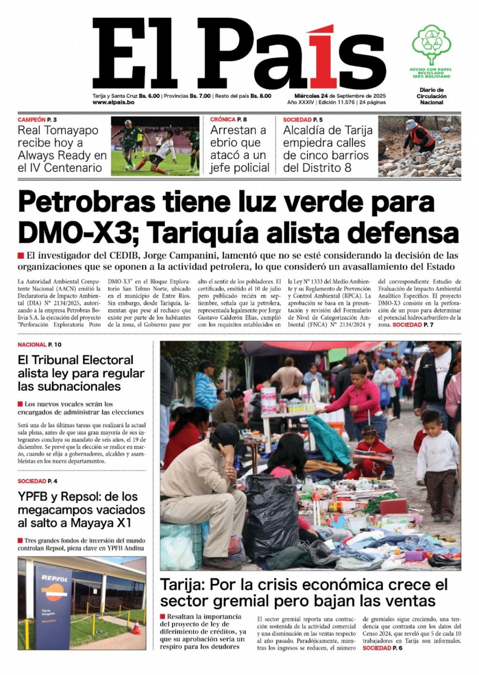 El Domo Oso X3, la crisis gremial, Trump en la ONU, Cáceres... Lee las imprescindibles