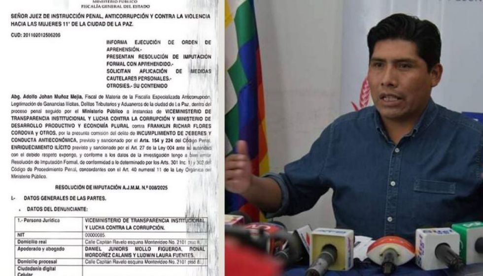 Fiscalía imputa a exgerente de Emapa 