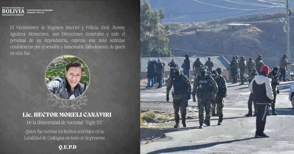 Fallece el universitario agredido durante el bloqueo evista en Llallagua