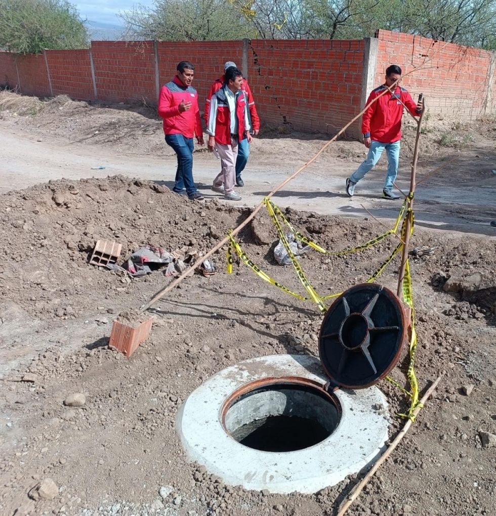 Un 95% de avance tiene el alcantarillado en Los Laureles