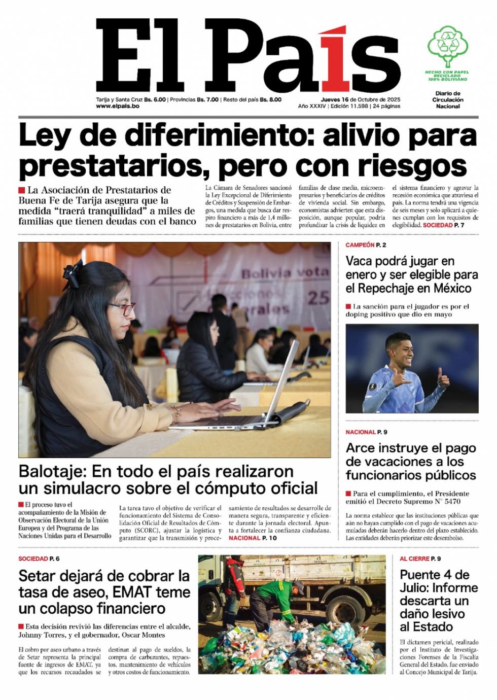 Los cierres, Ramirito, Hamás, la basura y Setar... Lee las imprescindibles