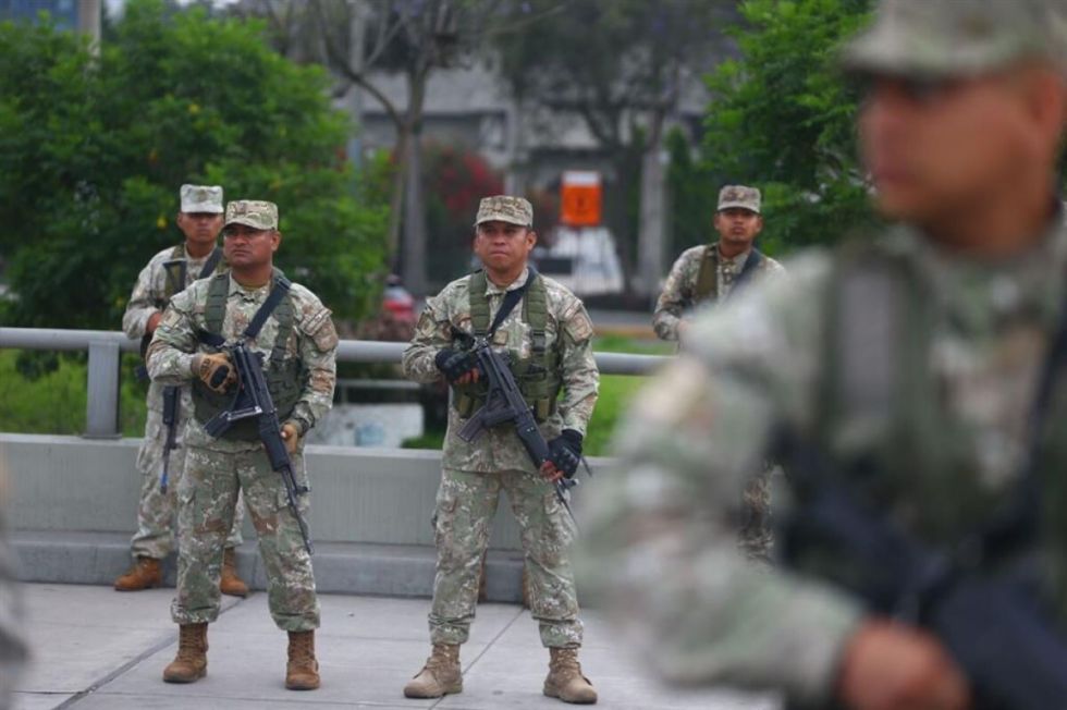 Perú: coordinan con militares estado de emergencia