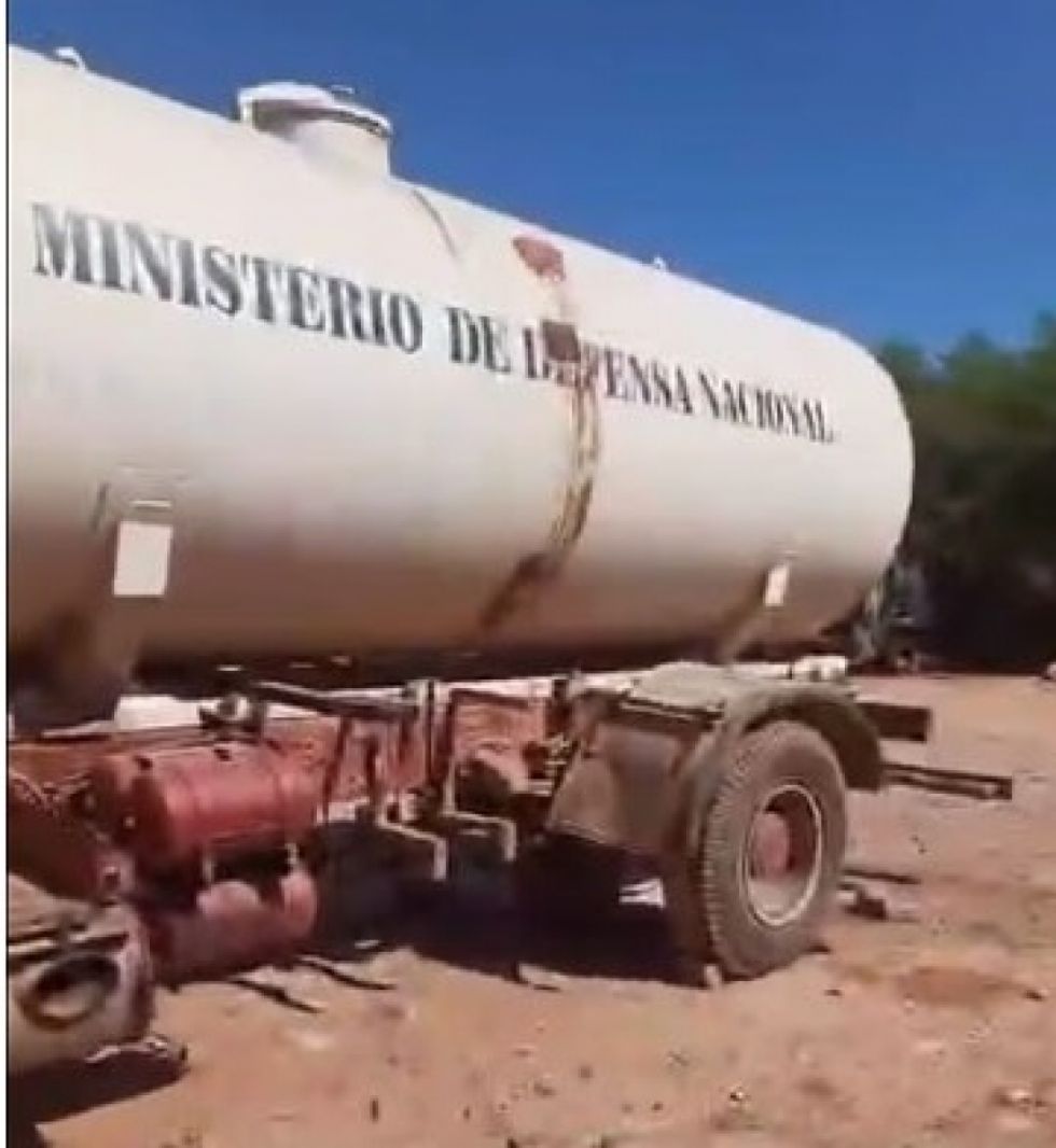 Villa Montes: Denuncian el abandono de una cisterna prestada 