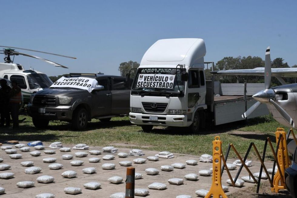 FELCN secuestró 38 t de droga en tres meses