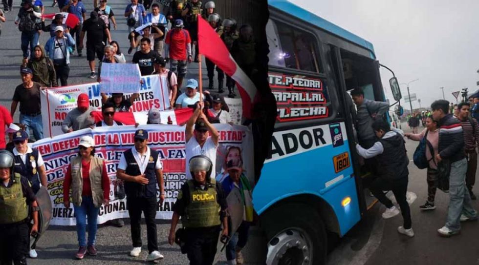 Perú: Jerí dialoga con transportistas en paro masivo