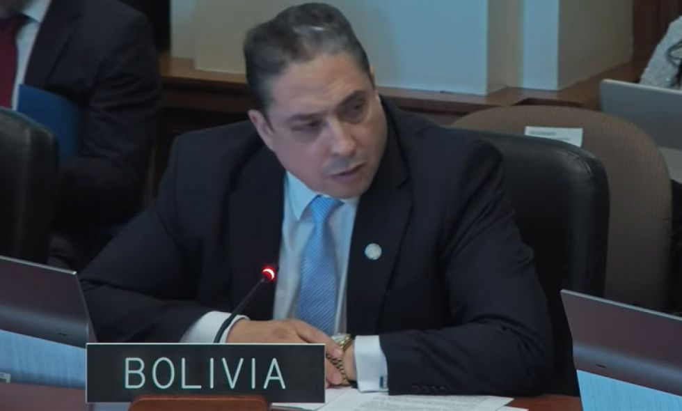 Héctor Arce Zaconeta dejó de ser embajador de Bolivia ante la OEA