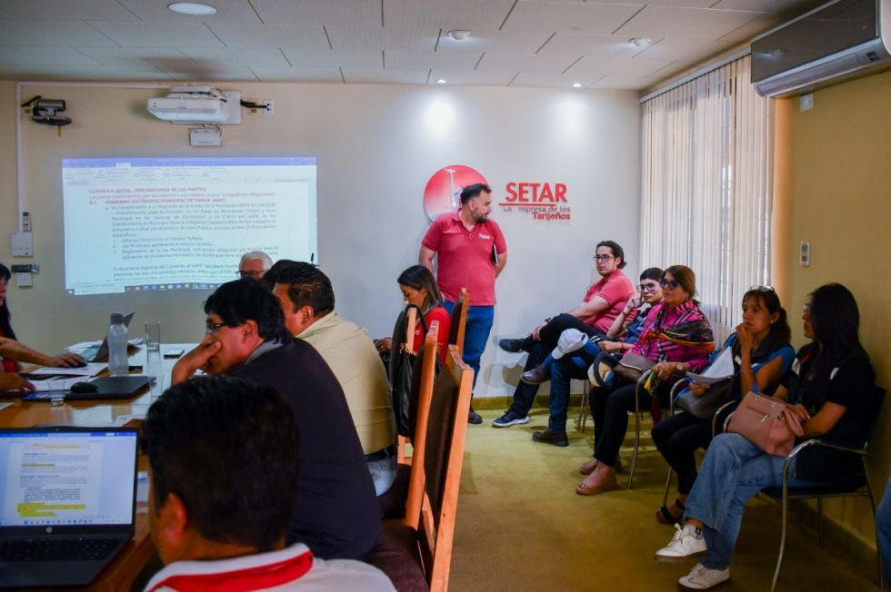 SETAR avanza en la elaboración del convenio con EMAT para el cobro de la tasa de aseo con participación de sectores sociales