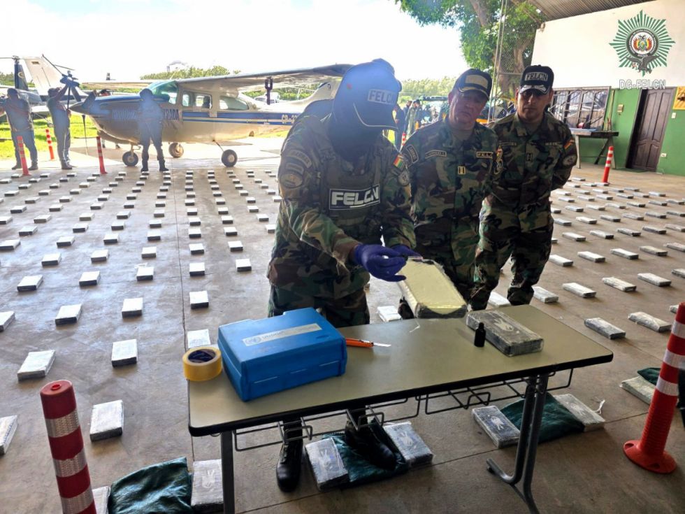 Operativo logra secuestro de  480 kilos de droga