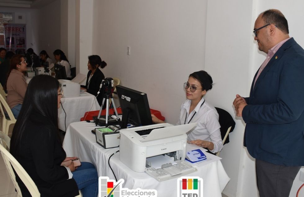 Baja asistencia marca el empadronamiento en Tarija