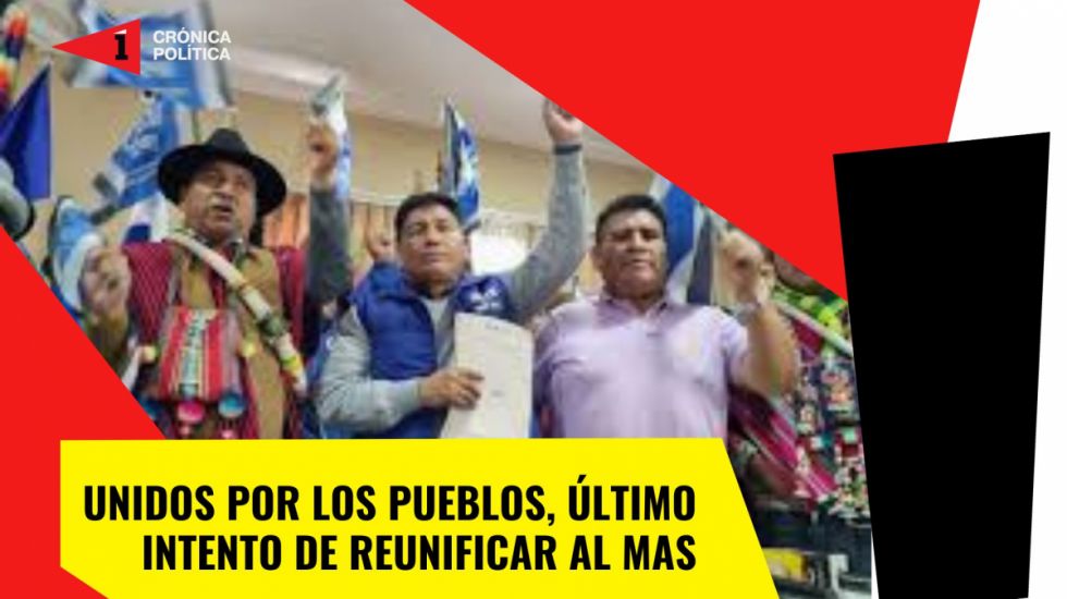 Unidos por los Pueblos, último intento de recomponer el MAS