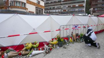 Buscan la causa que provocó el incendio en Suiza