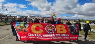 Decreto 5503: Avanza la marcha, la COB ratifica su asistencia al diálogo 