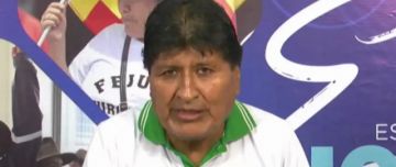 Evo cuestiona a Trump por anuncio de coalición militar