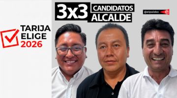 Carvajal, Torres y Mancilla en Tarija Elige