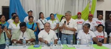 CDC ratifica el apoyo del alcalde de Yacuiba, Juan Carlos Castillo, a María René