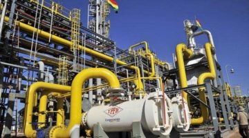 INE: Exportaciones de gas caen a $us 120 MM entre enero y febrero; 35% menos que en 2025