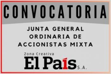 El País S.A. convoca a junta ordinaria de accionistas