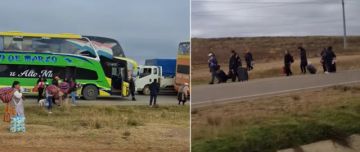 Falta diésel: Bloqueo en la ruta La Paz-Oruro deja varados a pasajeros