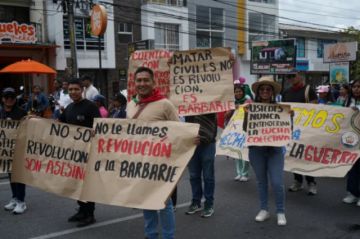 En Colombia marchan ante la escalada violenta