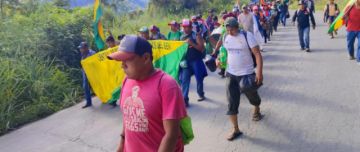 Marcha indígena cumplió 23 días