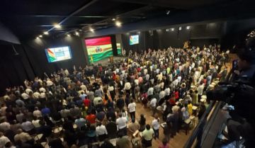 En vivo: Así se desarrolla el encuentro nacional convocado por Rodrigo Paz 
