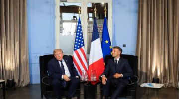 Trump presume en Francia el acuerdo EEUU-Irán