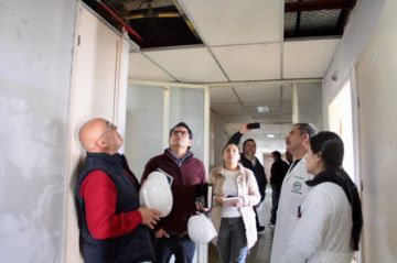 Inspeccionan el Hospital Regional e identifican arreglos urgentes 