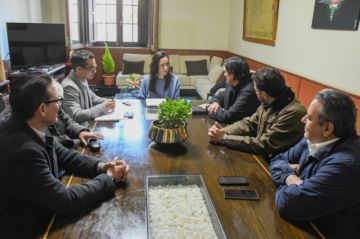 Tarija: Gobernadora y ministros acuerdan agenda de trabajo